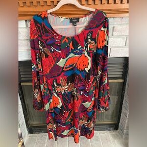 MSK Women's Multicolor Floral Dress